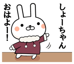 Sho-chan exclusive rabbit sticker #14321830