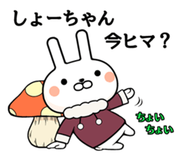 Sho-chan exclusive rabbit sticker #14321848
