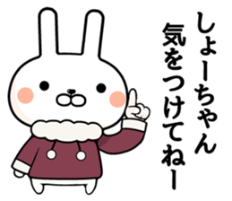 Sho-chan exclusive rabbit sticker #14321855