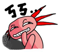 Crazy Axolotl sticker #14322750