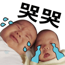 The daily life of Twin sticker #14322986