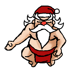 Sumo Santa brother