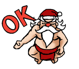 Sumo Santa brother sticker #14323219