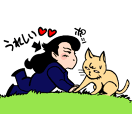 MANGA "Dark Cat" sticker #14323423