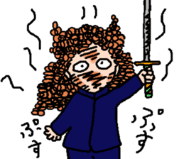 MANGA "Dark Cat" sticker #14323426