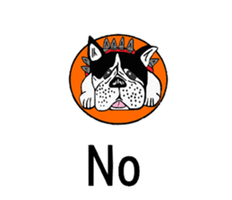 bulldog sticker sticker #14323542
