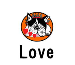 bulldog sticker sticker #14323543