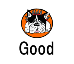 bulldog sticker sticker #14323549