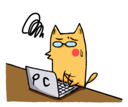 Thin dog sticker #14323554