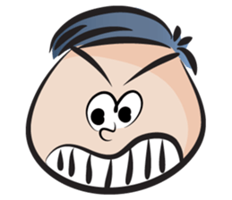 fat boy cute cute sticker #14324002