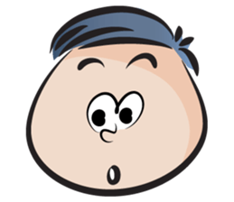 fat boy cute cute sticker #14324003