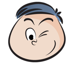 fat boy cute cute sticker #14324004