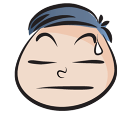 fat boy cute cute sticker #14324009