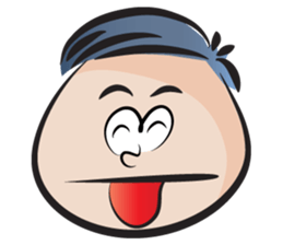 fat boy cute cute sticker #14324012