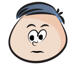 fat boy cute cute sticker #14324013