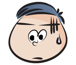 fat boy cute cute sticker #14324015