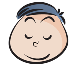 fat boy cute cute sticker #14324016