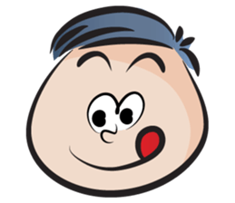 fat boy cute cute sticker #14324017