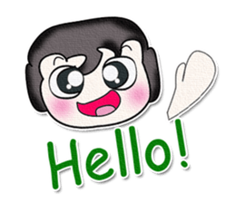 Hello my name is Tama.. sticker #14324622