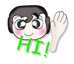 Hello my name is Tama.. sticker #14324625