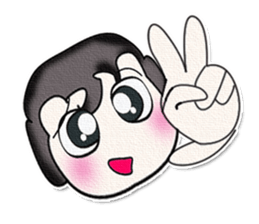 Hello my name is Tama.. sticker #14324630