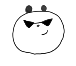 "Look at me!" panda! sticker #14325939