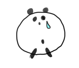 "Look at me!" panda! sticker #14325940