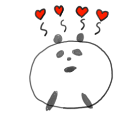 "Look at me!" panda! sticker #14325948