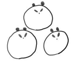 "Look at me!" panda! sticker #14325953