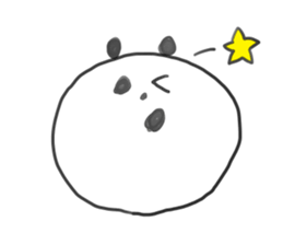 "Look at me!" panda! sticker #14325955