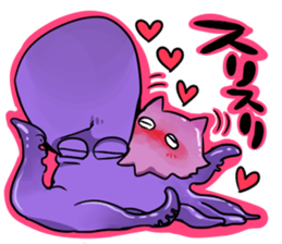 octopus opisthoteuthis depressa sticker #14326928