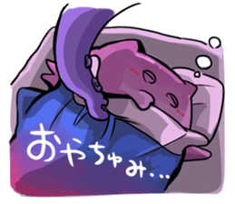 octopus opisthoteuthis depressa sticker #14326933