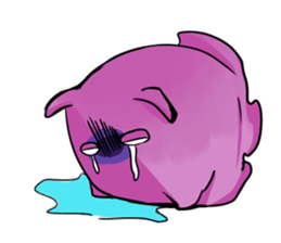 octopus opisthoteuthis depressa sticker #14326942