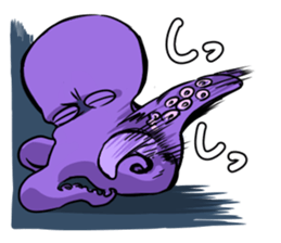 octopus opisthoteuthis depressa sticker #14326949