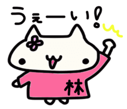 Hayashi's name sticker sticker #14327474