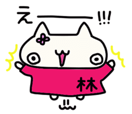 Hayashi's name sticker sticker #14327477