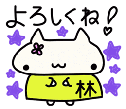 Hayashi's name sticker sticker #14327484