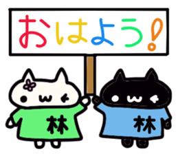 Hayashi's name sticker sticker #14327491