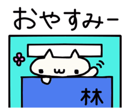 Hayashi's name sticker sticker #14327492