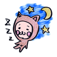 cat? rabbit? sticker #14327623