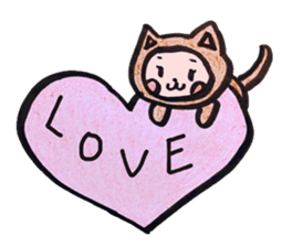 cat? rabbit? sticker #14327627