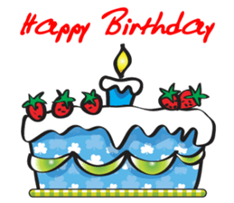 Birthday set sticker #14328361