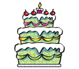 Birthday set sticker #14328364