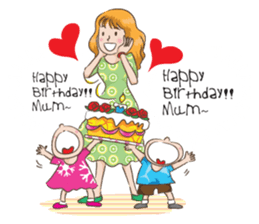 Birthday set sticker #14328372