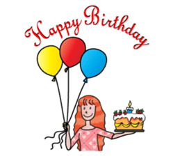 Birthday set sticker #14328374