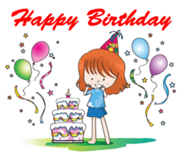 Birthday set sticker #14328387