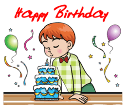 Birthday set sticker #14328391