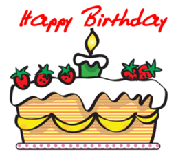 Birthday set sticker #14328393