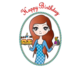Birthday set sticker #14328397