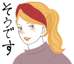 Girls and girls. sticker #14329373